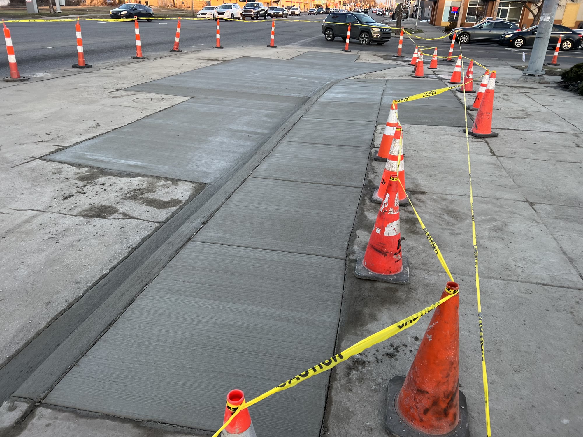 Finished Street Approach by Prime Construction and Excavation