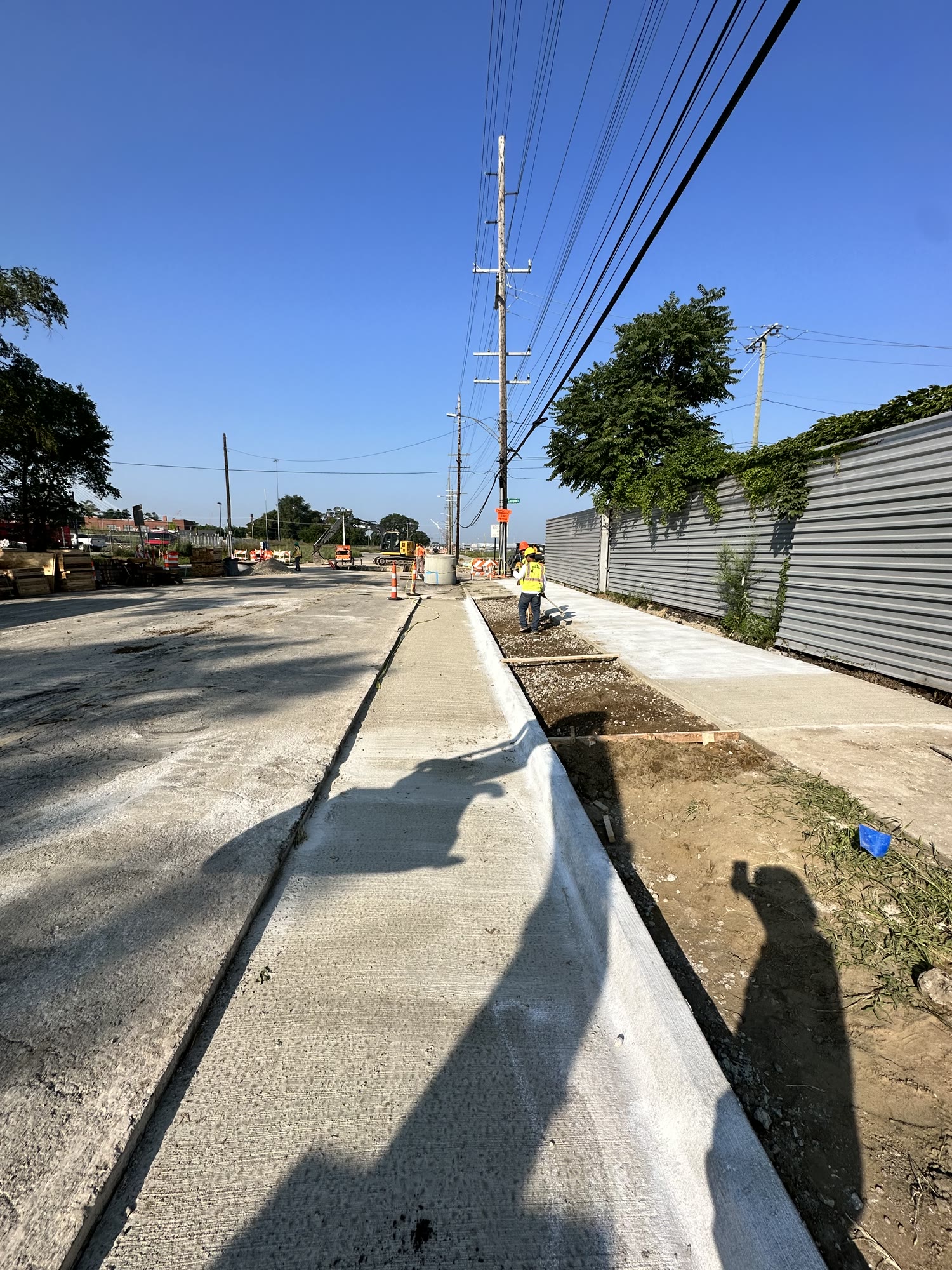 Concrete Corridor by Prime Construction and Excavation